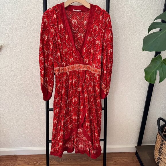 Spell & The Gypsy Jewel Soiree Copper Dress Size Large - Picture 6 of 11